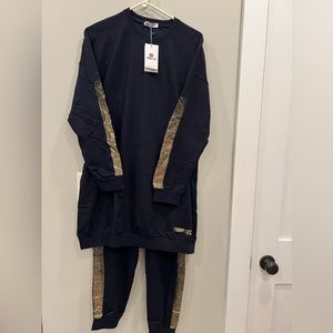 TOMMY LIFE TURKEY, men’s jumpsuit, active wear, NWT, lightweight sweatshirt feel